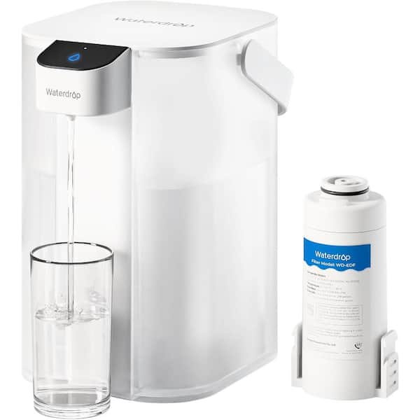 Waterdrop Electric Water Filter Pitcher, 15-Cup Dispenser,NSF/ANSI 401, 53, 42 and 372 Certified,Includes Extra EDF-1 Filter.
