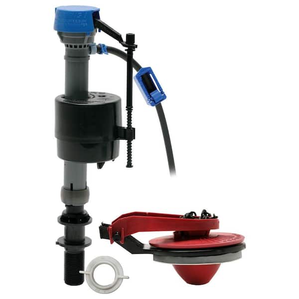 Fluidmaster No Tank Removal PerforMAX Universal High Performance Toilet Fill Valve and 2 in. Flapper Repair Kit