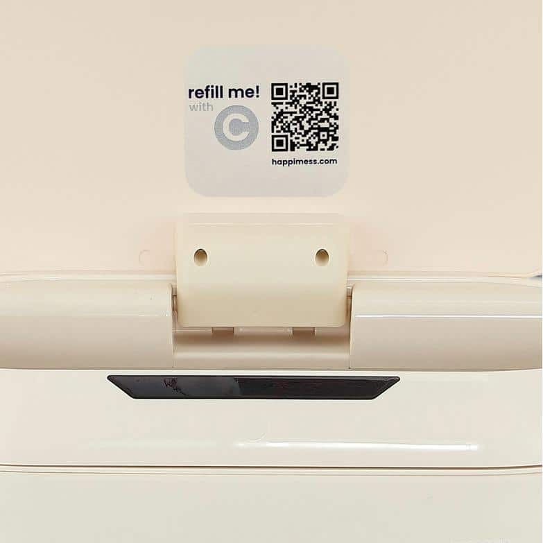Limestone Beige Plastic Touchless Motion Sensor Trash Can, 13.2 Gallons