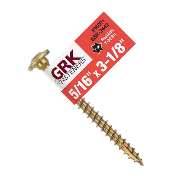 GRK Fasteners 5/16 in. x 3-1/8 in. RSS Star Drive Washer Head Alternative Lag Screw