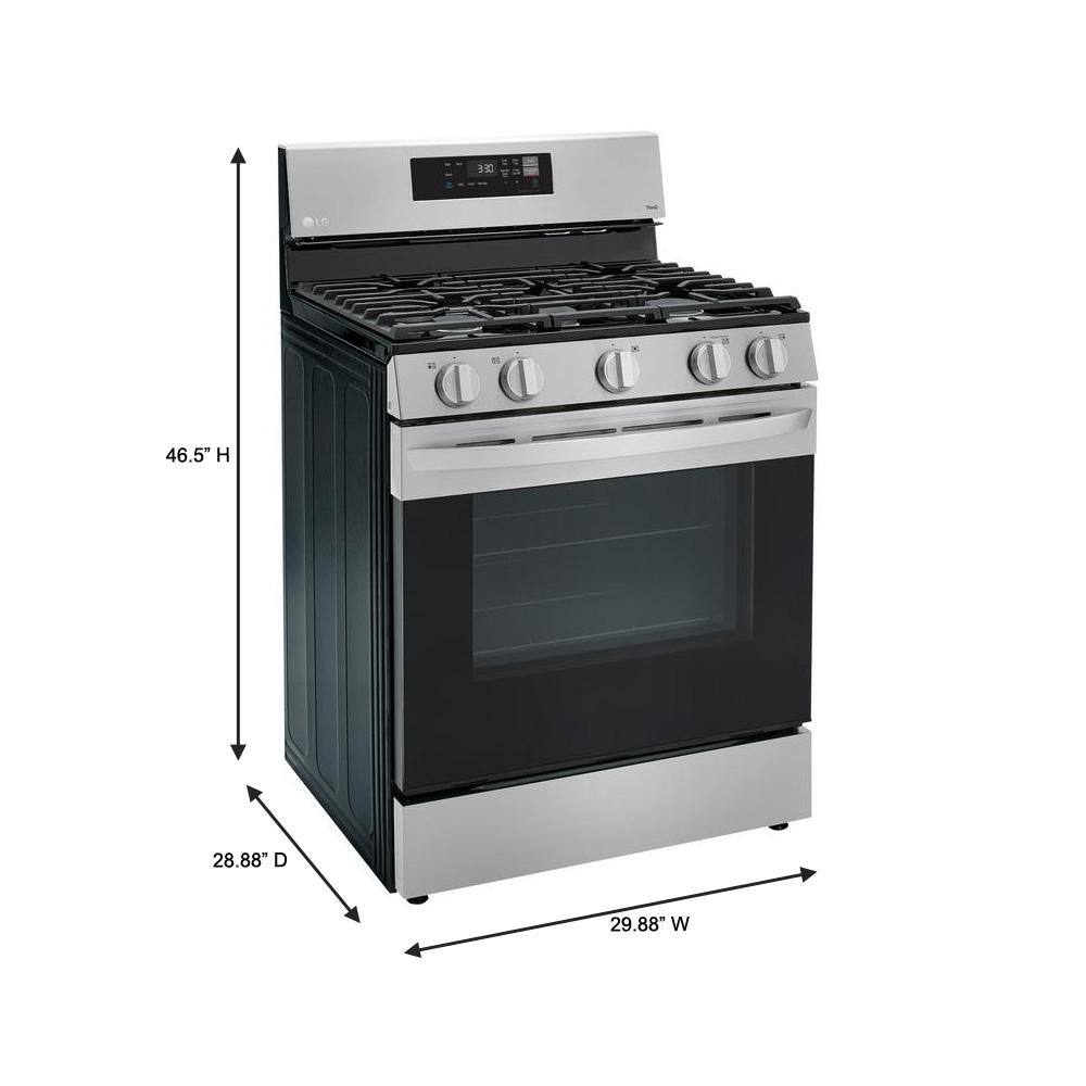 gas range without electronics