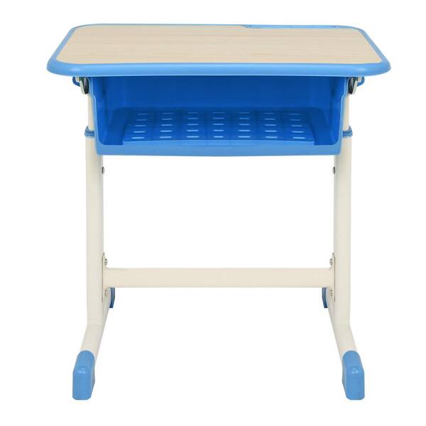 Buy Stanis Kids Study Table (Ice Beech Finish, Electric Blue