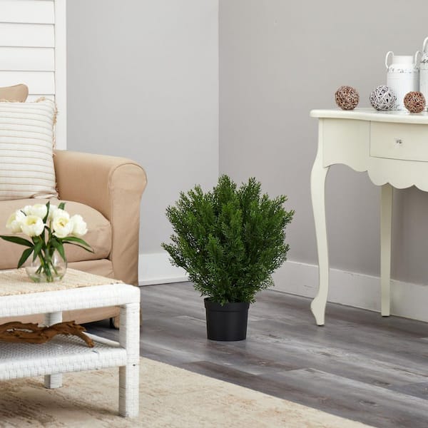 Nearly Natural 2 ft. Artificial Cedar Bush Indoor/Outdoor 6880