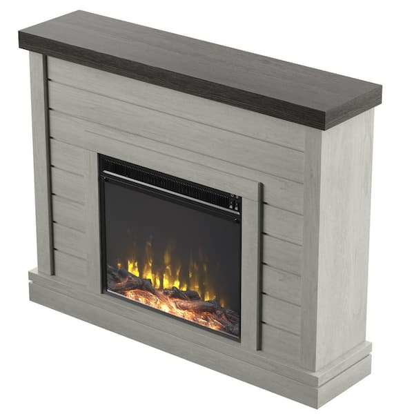 Twin Star Home 47.38 in. Wall Mantel Electric Fireplace in Fairfax Oak  23WM6603TPO116S - The Home Depot