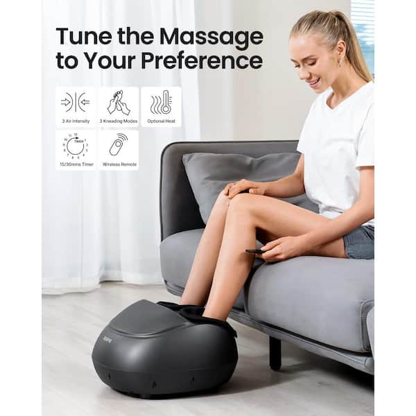 FIT KING Premium Shiatsu Foot Massager with Soothing Heat | FT-001FR