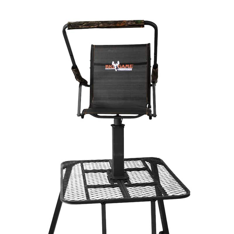 Tripod Hunting Ladderstand with Swiveling Seat