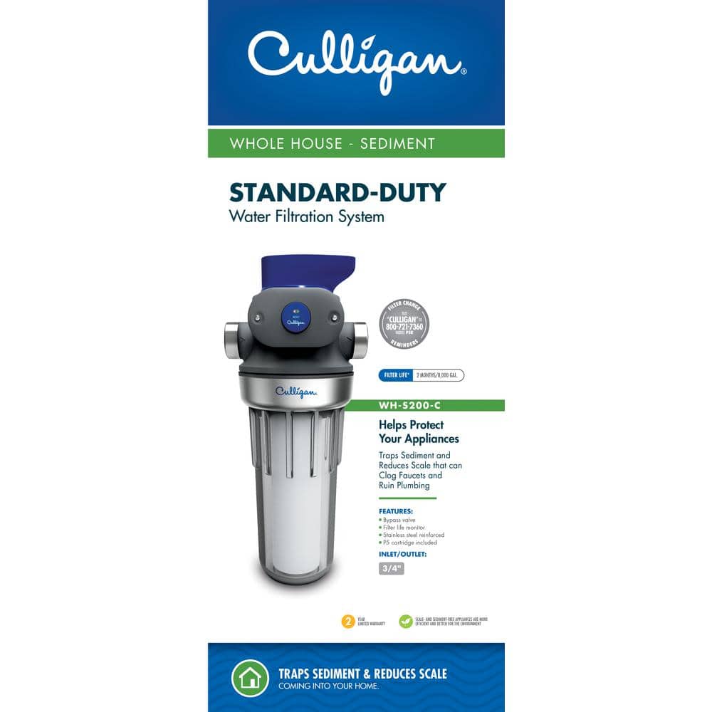 Culligan 8000 Gallon Whole House Sediment Water Filter