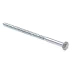 Prime-Line 9056524 Hex Lag Screws A307 Grade A Zinc Plated Steel 3/8 in X 5-1/2 in. 50-Pack 