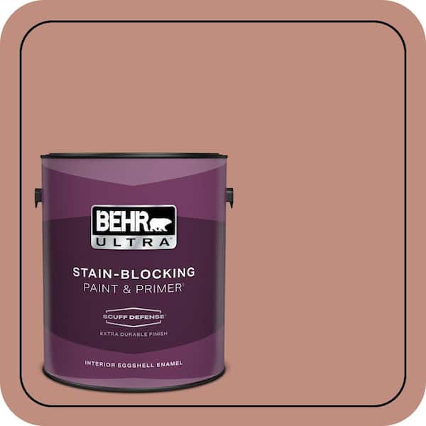 BEHR ULTRA 1 gal. #200F-4 Foxen Extra Durable Eggshell Enamel Interior Paint & Primer