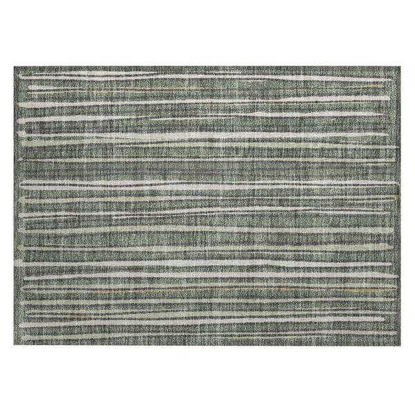 Chantille Machine Washable Indoor/Outdoor Abstract ACN3045 Basil 2 ft. x 3 ft. Accent Rug