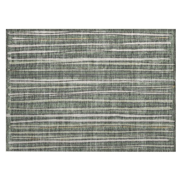 Chantille Machine Washable Indoor/Outdoor Abstract ACN3045 Basil 3 ft. x 4 ft. Area Rug