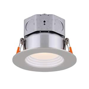 3 in. Nickel New Construction IC Rated Recessed Integrated LED Kit