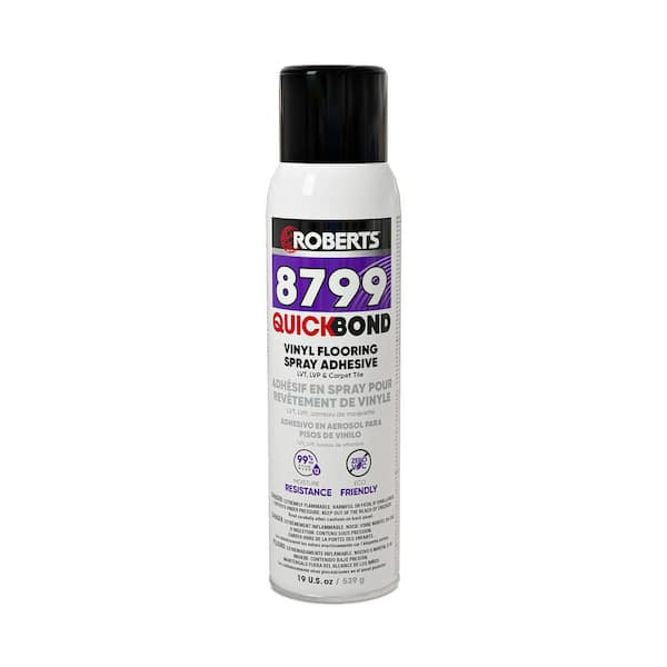 8799 Quickbond 19 oz. 2-Hour Dry Time Vinyl Floor Spray Adhesive in Off White
