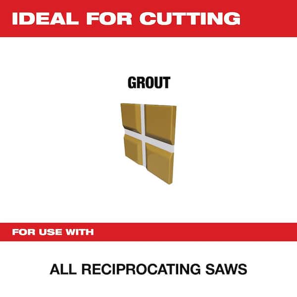 5 in. Grout Rake Reciprocating Saw Blade