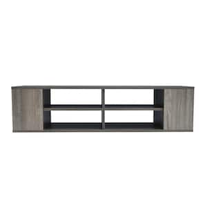 47.39 in. Walnut TV Stand with Height Adjustable Fits TV's Up To 50 in.