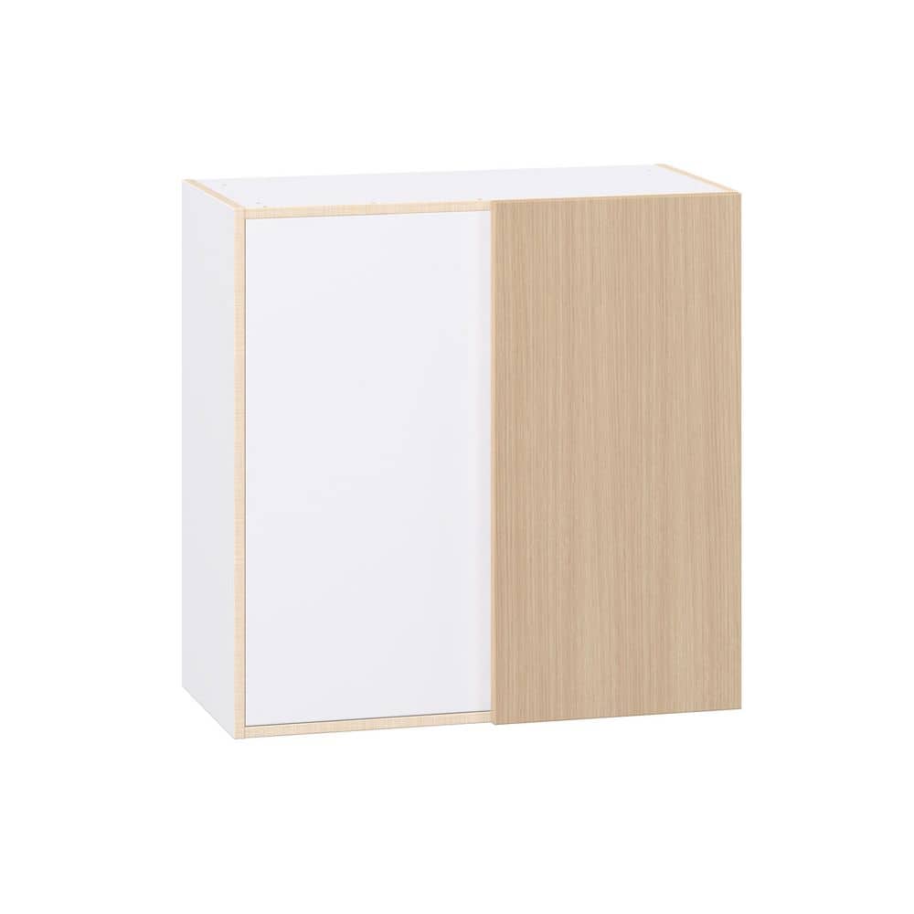 Timberline 30 in. W x 14.75 in. D x 30 in. H Shaker Assembled Wall Blindcorner Left Kitchen Cabinet in Mojavi Oak price history on PriceWatchPro