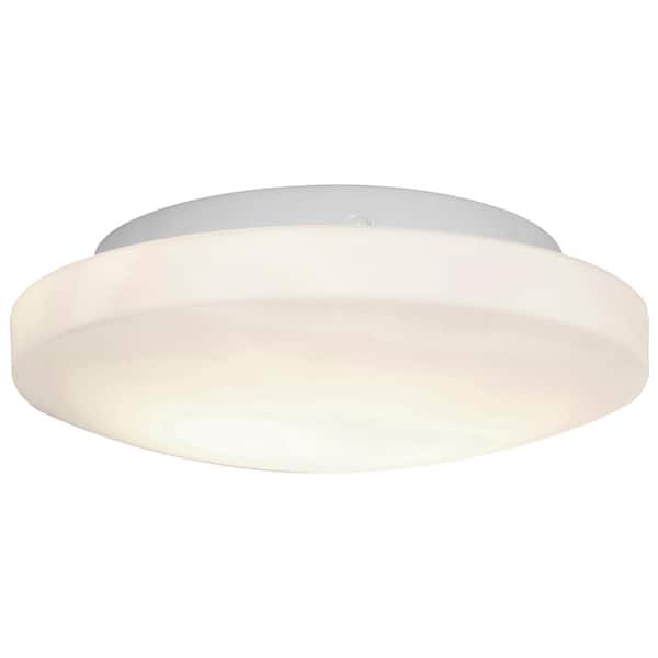 ARTCRAFT Classico 10.75-in W Black Outdoor Flush Mount Light ARTCRAFT Classico 10.75-in W Black Outdoor Flush Mount Light