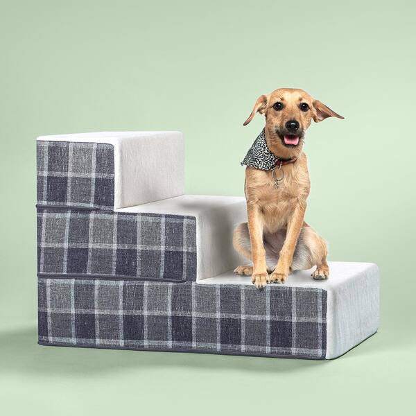 Zinus 3 step 2025 comfort foam pet stairs