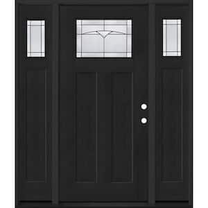 Steves & Sons Regency 68 in. x 80 in. 1/4 TopL Horizon Glass LHIS
