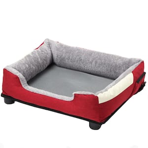 Large Red Dream Smart Electronic Heating and Cooling Smart Pet Bed
