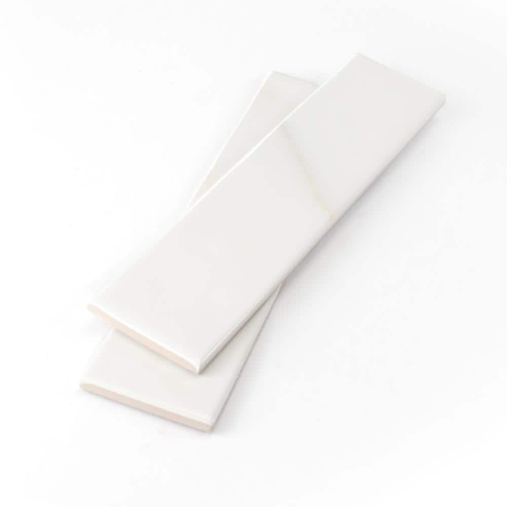 Blanco Gloss 3x12 Ceramic Subway Wall Tile