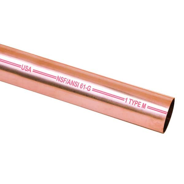 Mueller Streamline Part # MH04010 - Mueller Streamline 1/2 In. X 10 Ft.  Copper Type M Pipe - Copper Pipe Lengths - Home Depot Pro