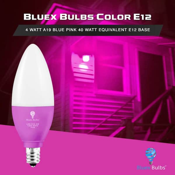 40 watt pink light bulbs discount