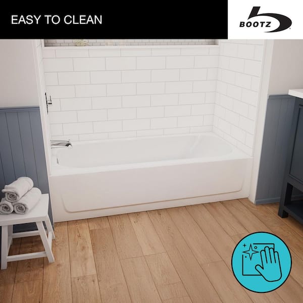 Bootz Industries Aloha 60 in. x 30 in. Alcove Soaking Bathtub with