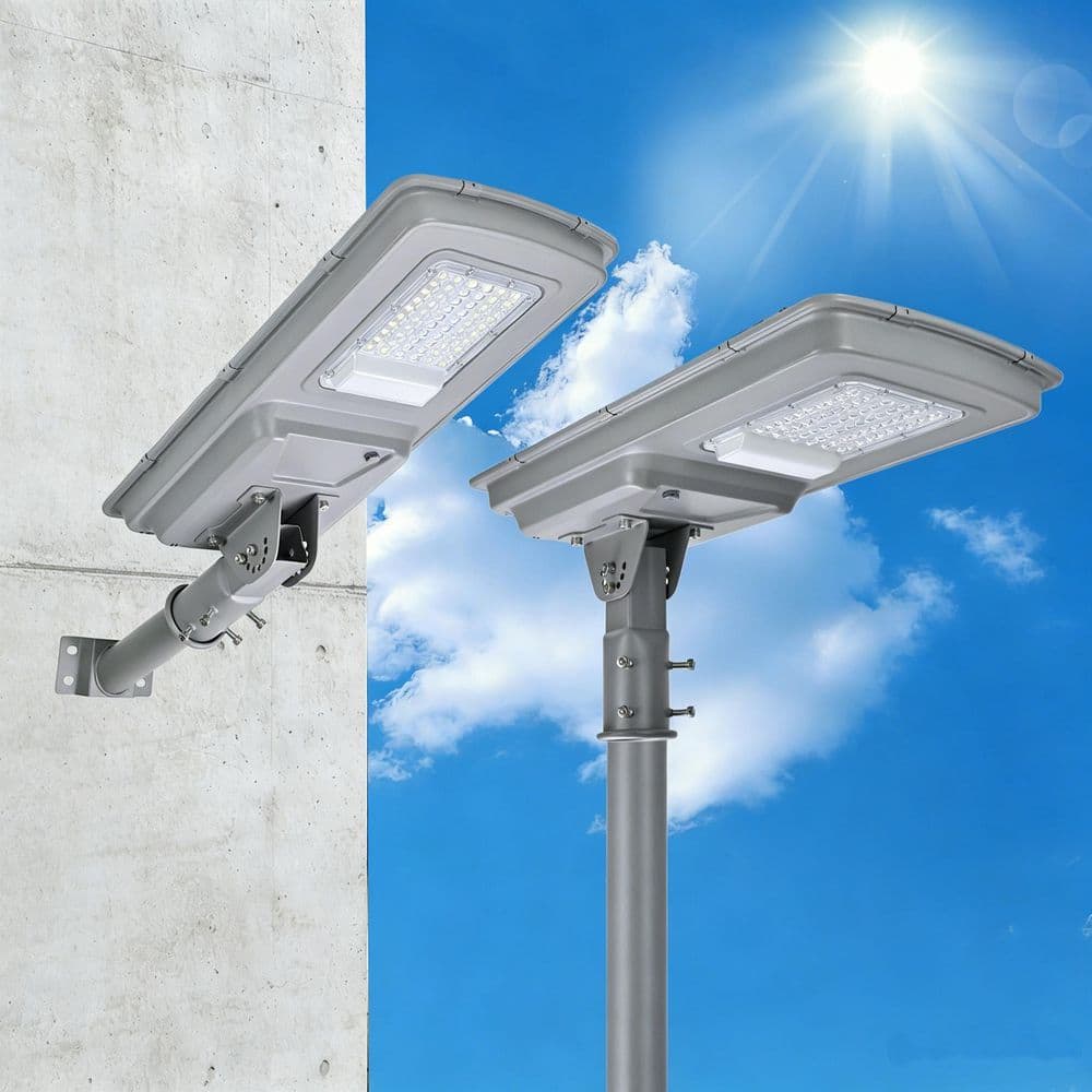 Solar Integrated LED Outdoor Floodlight 18W 2000LM, Dusk to Dawn with Remote Control IP65 Waterproof Security Light price history on PriceWatchPro