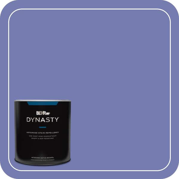 BEHR DYNASTY 1 qt. #620B-6 Magic Moment Satin Enamel Interior Stain-Blocking Paint & Primer