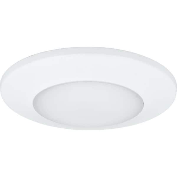 7-1/2 in. LED Slim Flush Mount 17-Watt White Integrated LED Surface Mount