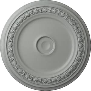 31-1/8" x 1-1/2" Carlsbad Urethane Ceiling Medallion (Fits Canopies up to 5-1/2"), Primed White