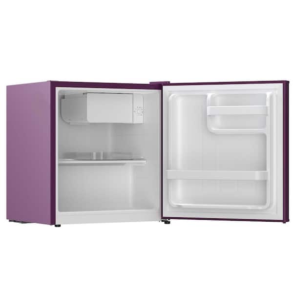FREEZER×MAGENTA Frigidaire 1.6cu. ft. Mini Refrigerator with Side Bottle Opener in