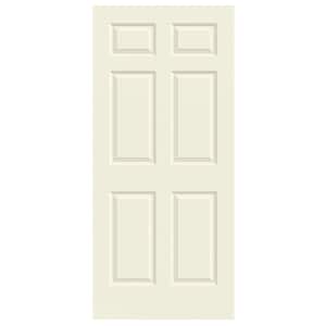 36 in. x 80 in. Colonist Vanilla Painted Smooth Molded Composite MDF Interior Door Slab