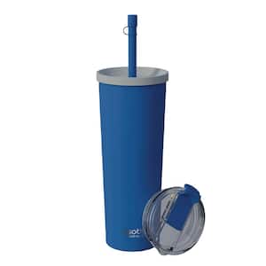 27 oz. Double Walled Vacuum Insulated Blue Stainless Steel Travel Tumbler