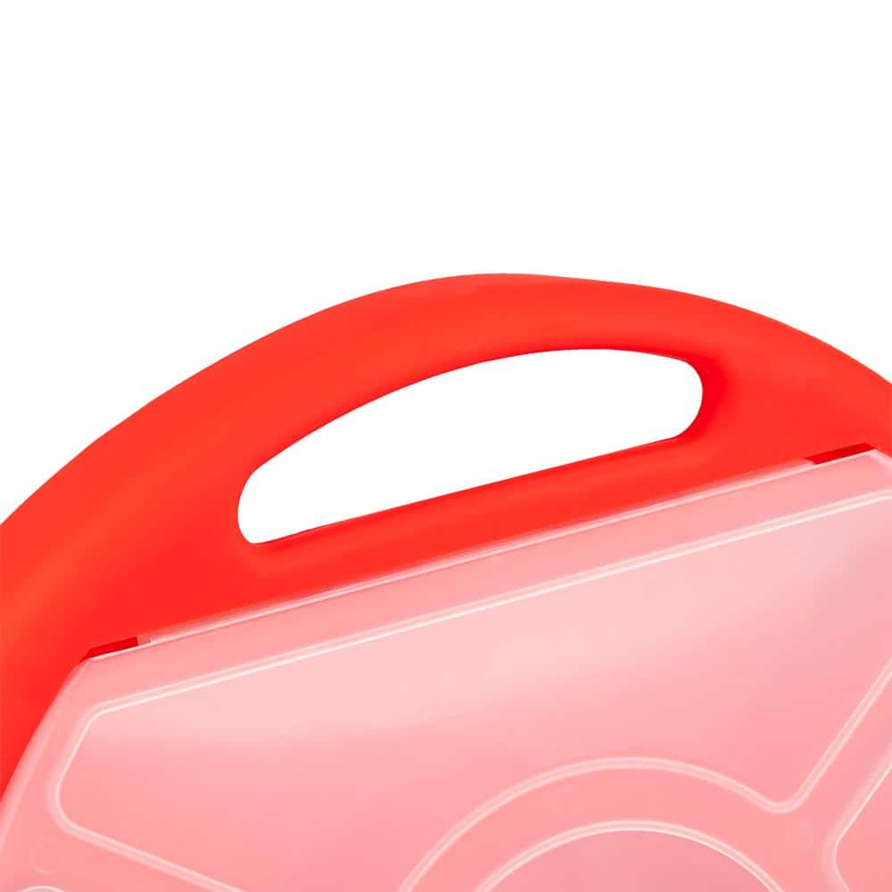 Bucket Boss Red Plastic 6-Compartment Bucket Seat Organizer
