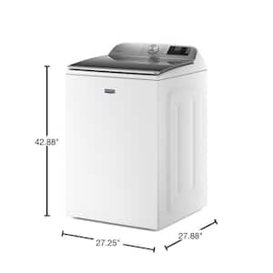 5.2 cu. ft. Smart Capable White Top Load Washing Machine with Extra Power, ENERGY STAR