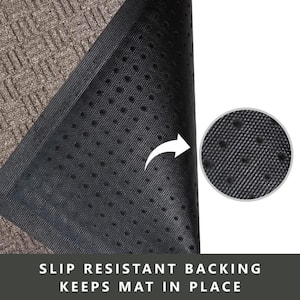 TrafficMaster Black 48 in. x 72 in. Recycled Rubber Commercial Door Mat  60-060-9501-4000600 - The Home Depot