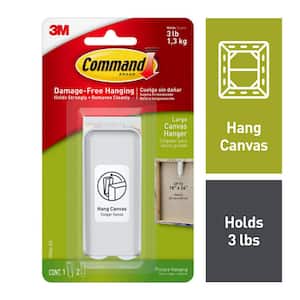 Command 20 Lb XL Heavyweight Picture Hanging Strips, White, Damage Free  Decorating, 8 Pair 17217-8ES - The Home Depot