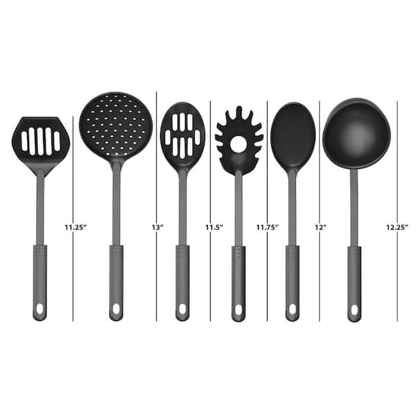 6-Piece Kitchen Utensil Set on Ring 6-Piece Kitchen Utensil Set on Ring