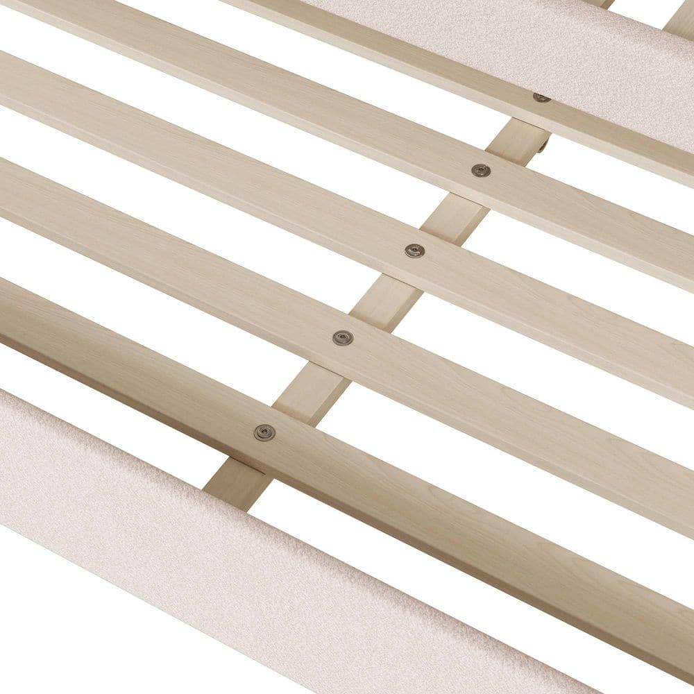 Beige Full Size Daybed with Light and Trundle - thumbnail 9