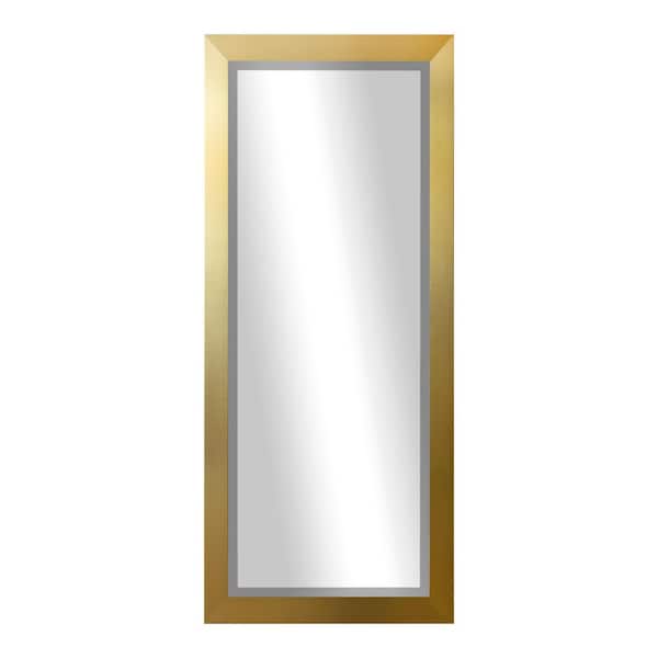 Rayne Mirrors Large Beveled (65.5 in. W x 32 in. H) French Gold Rectangle Mirror
