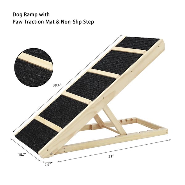 DIY ADJUSTABLE DOG RAMP WITH A FREE DOWNLOAD – Jen's Pajama Projects