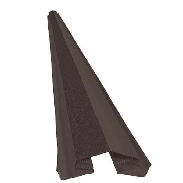 Master Flow 10 ft. Aluminum Ridge Heavy-Gauge Vent in Brown