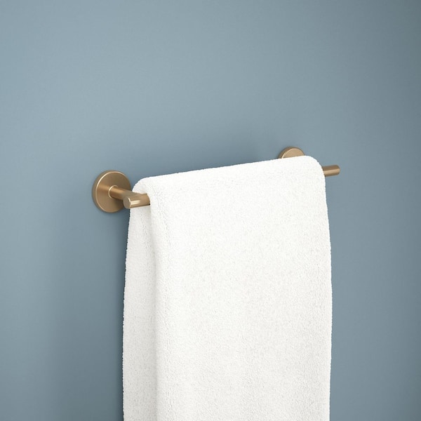 Trinsic 12 in. Towel Bar in Champagne Bronze