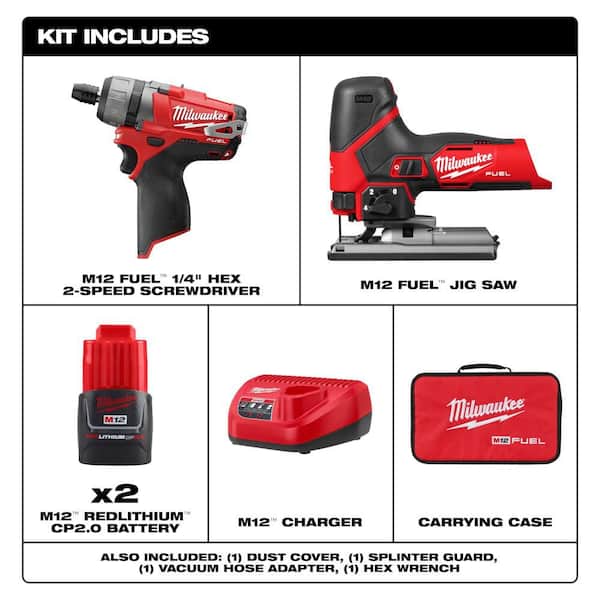 Milwaukee M12 FUEL 12V Lithium-Ion Brushless Cordless 1/4 in. Hex