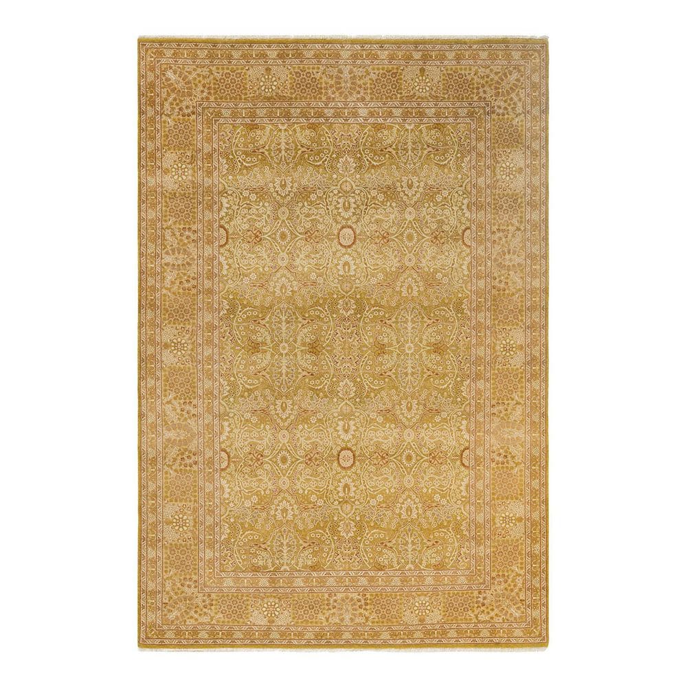 Eclectic Green 6 ft. x 9 ft. Oriental Wool Indoor Area Rug price history on PriceWatchPro