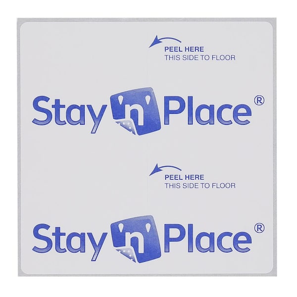 4x4 Stay 'n' Place Adhesive Rug Tabs Ivory - Mohawk Home : Target