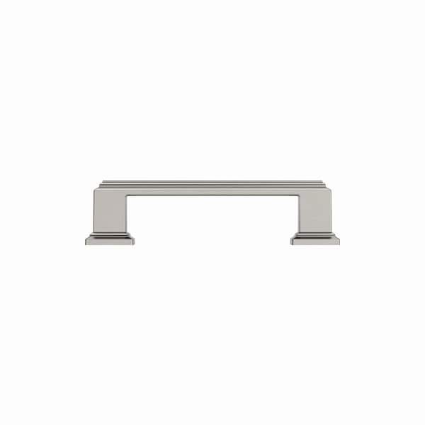 10-Pack Carrington 3 in. (76 mm) Center-to-Center Classic Satin Nickel Arch Cabinet Drawer Pulls