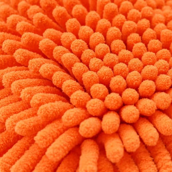 HDX 7.09 in. x 9.45 in. Orange Microfiber Cloth Dust Removal
